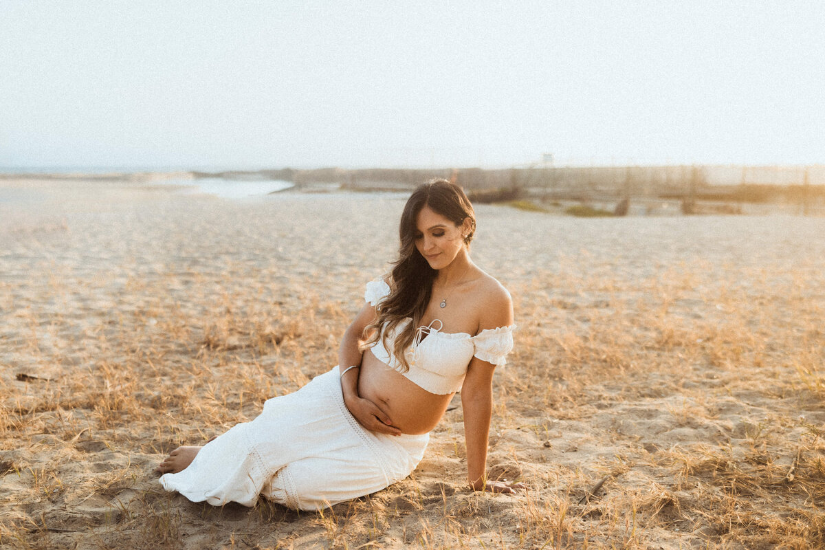 Santa Monica Beach Maternity Photography 34
