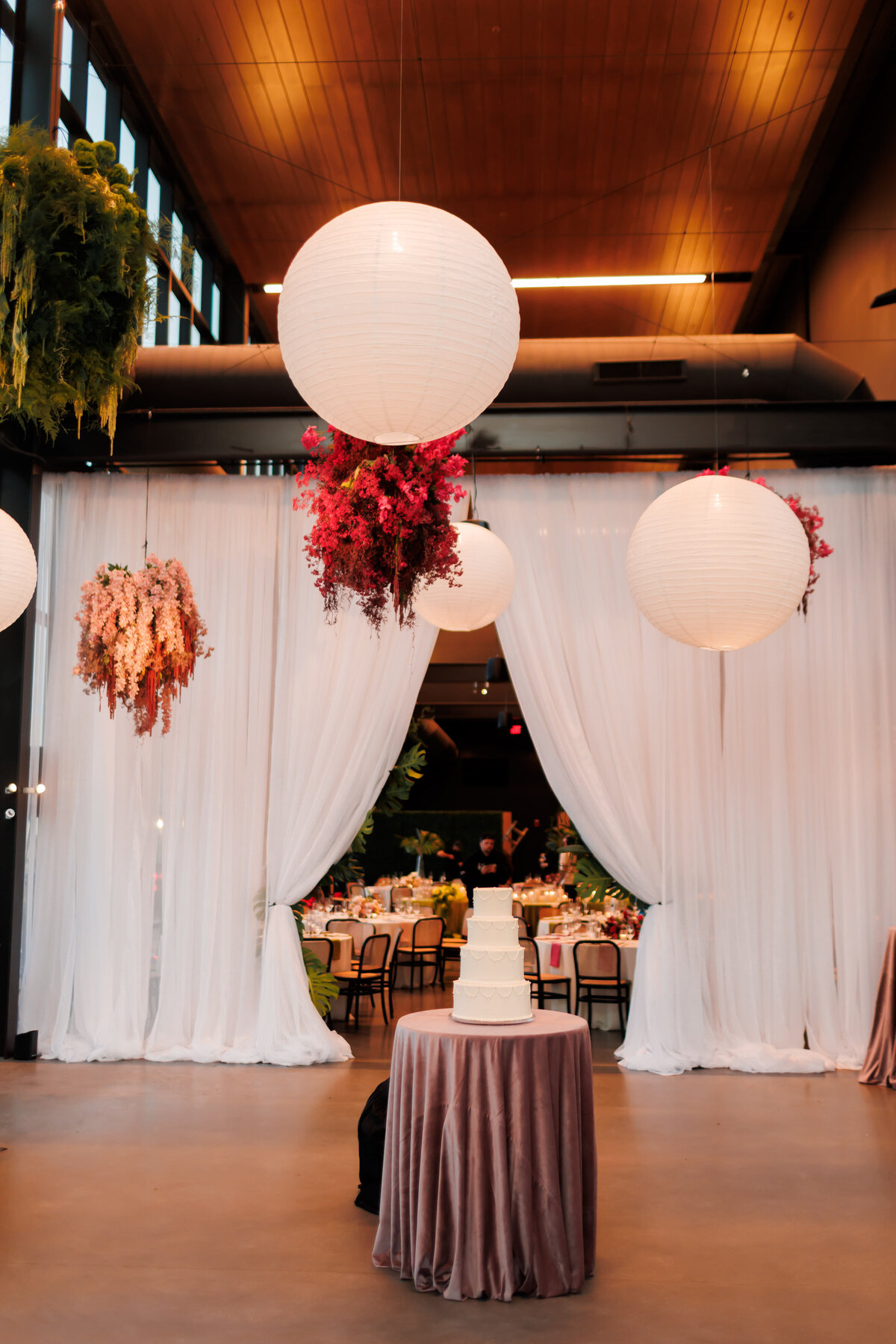 bold color block wedding gather at deer district milwaukee -41
