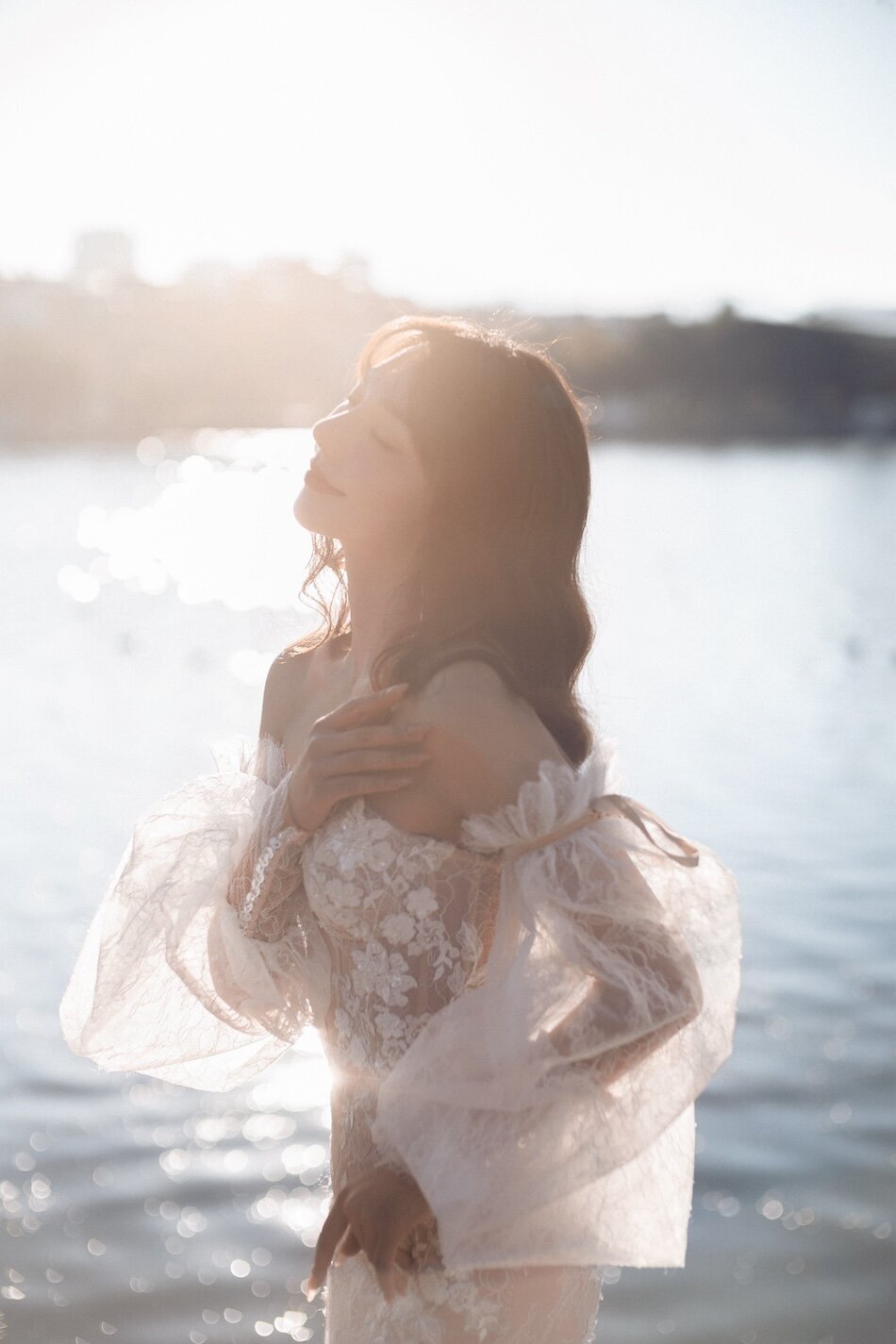 Destination wedding photoshoot, Ricca Sposa Couture dress.