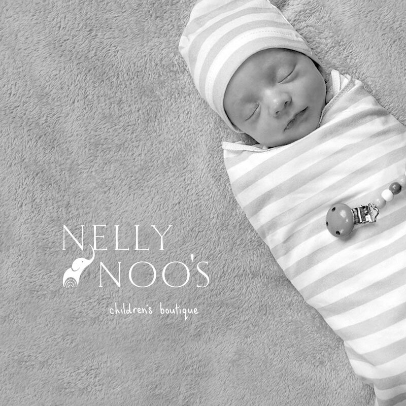 Nelly Noos, childrens boutique based in Halifax, West Yorkshire.Logo, brand identity and website design.