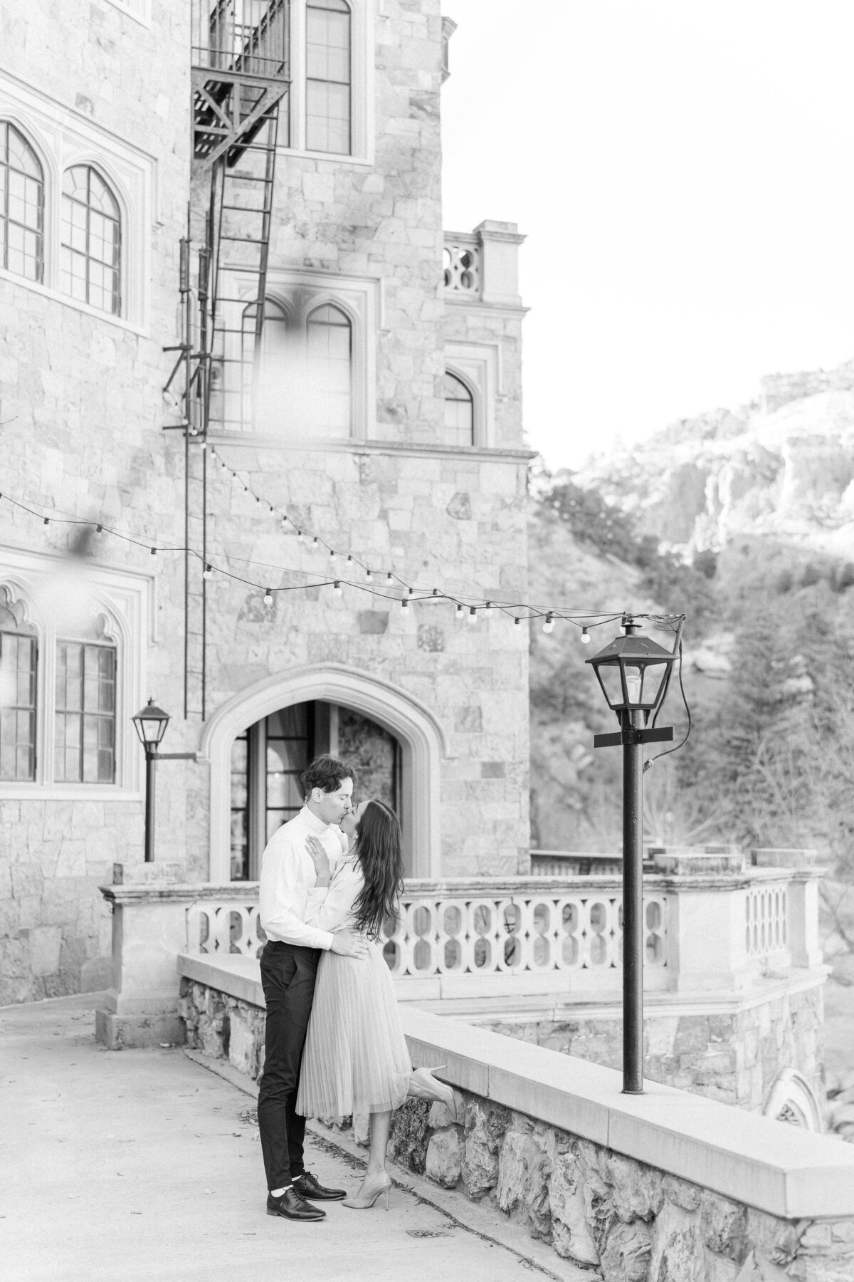 Glen Eyrie Castle Winter Engagment Pictures Colorado Springs Elena Spraguer Photography 0060