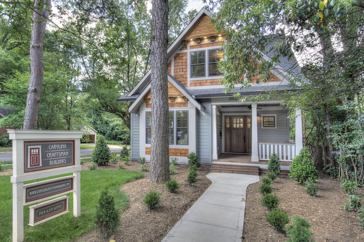 Custom-built Craftsman home in NC