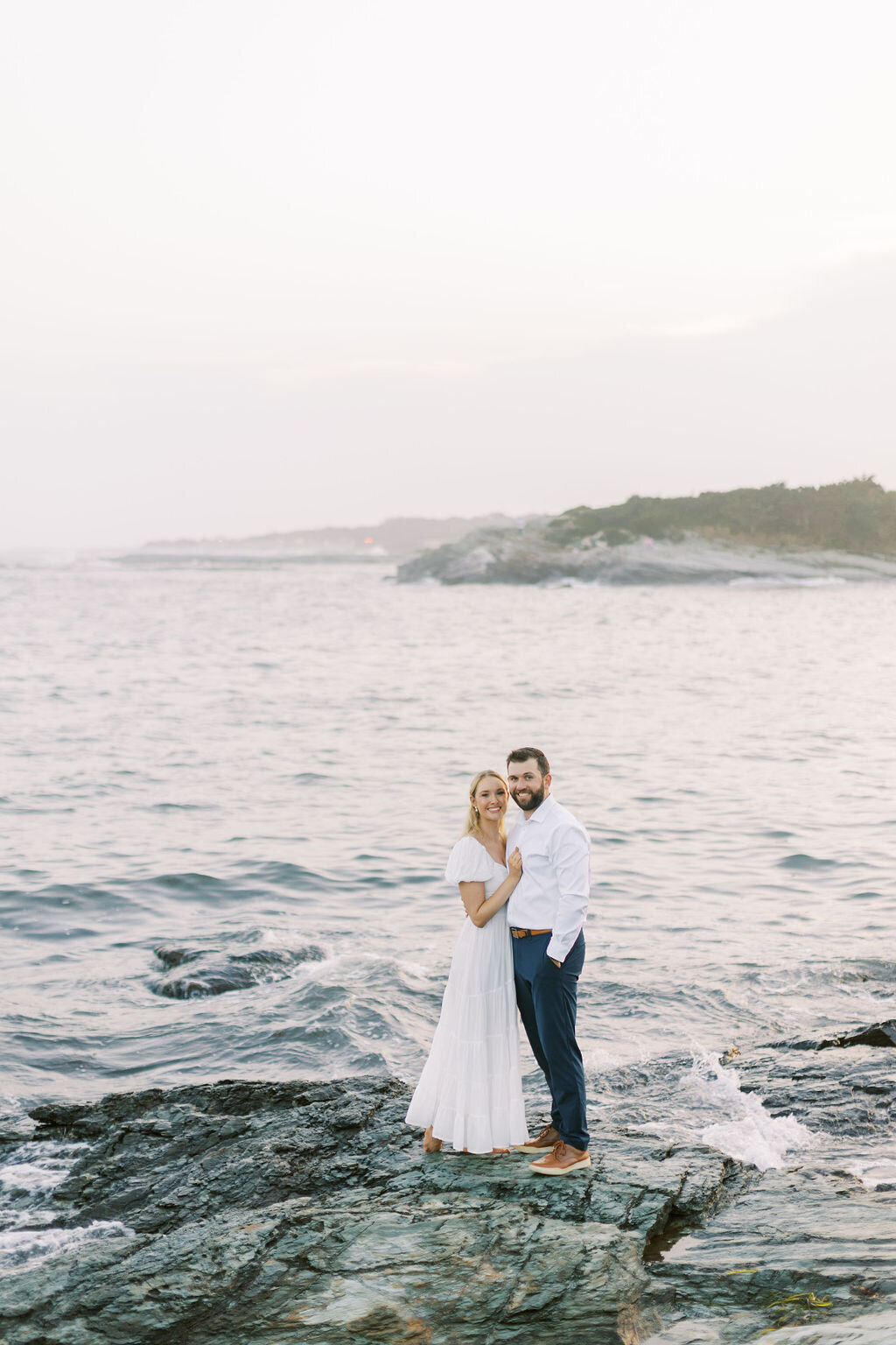 Newport, Rhode Island Engagement| Hannah Constein Photography