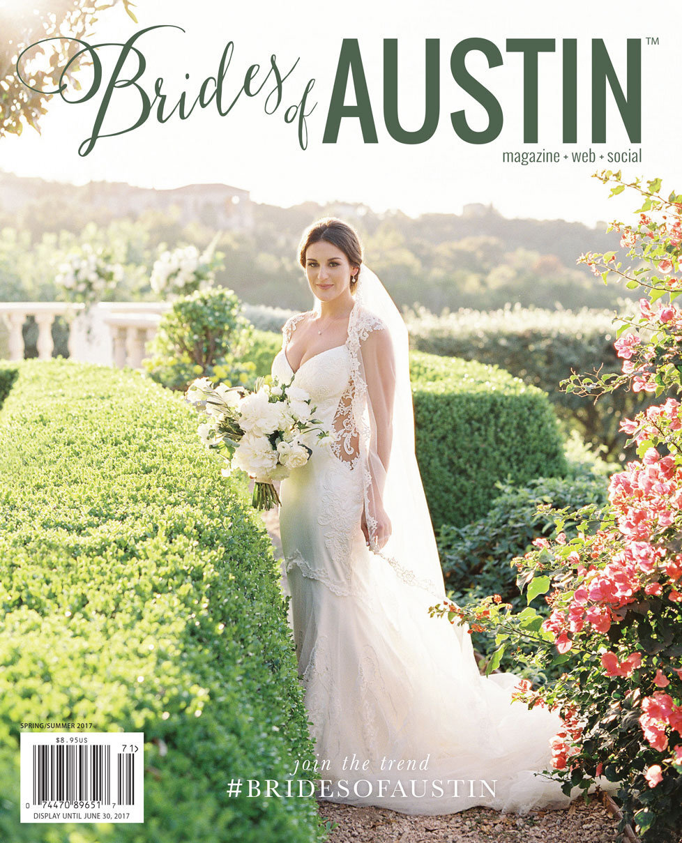 We absolutely love destination weddings and this one is no exception.  We are thrilled to see our couple, Erin and Jacob's wedding in the Spring/Summer 2017 edition of Brides of Austin magazine! It was a sweltering hot day in Austin and they were as cool as can be!  Thank you to Marcy Glink of Great Events who introduced us and planned this beautiful wedding. Click here for a list of vendors.