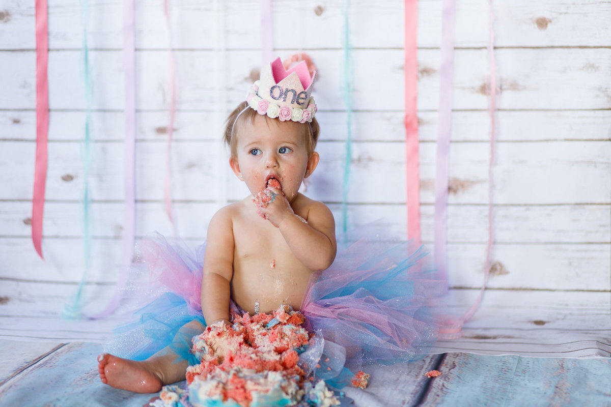 1st Birthday cake smash0044