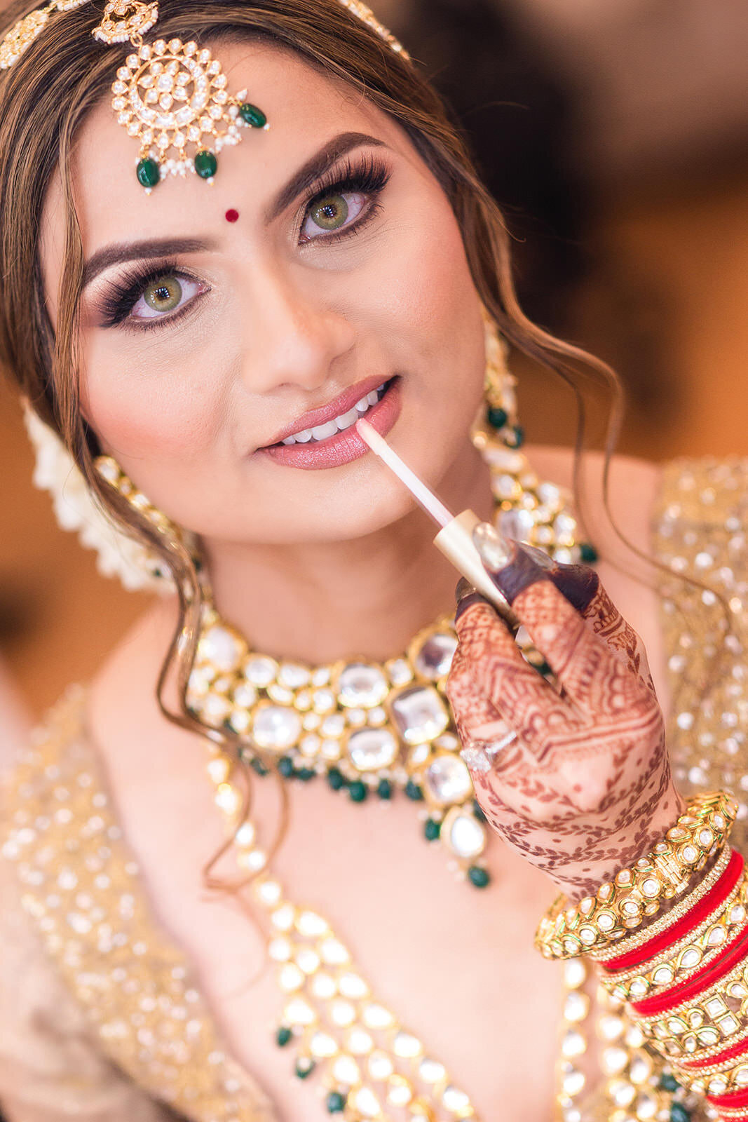 Toronto indian bridal portrait
