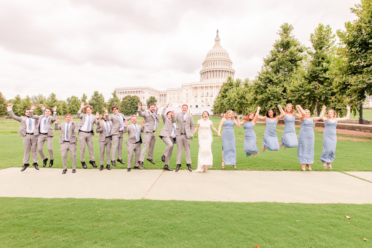 A couple at their Catholic wedding in Washington D.C. by Jennifer Marie Studios, best Atlanta wedding photographer.