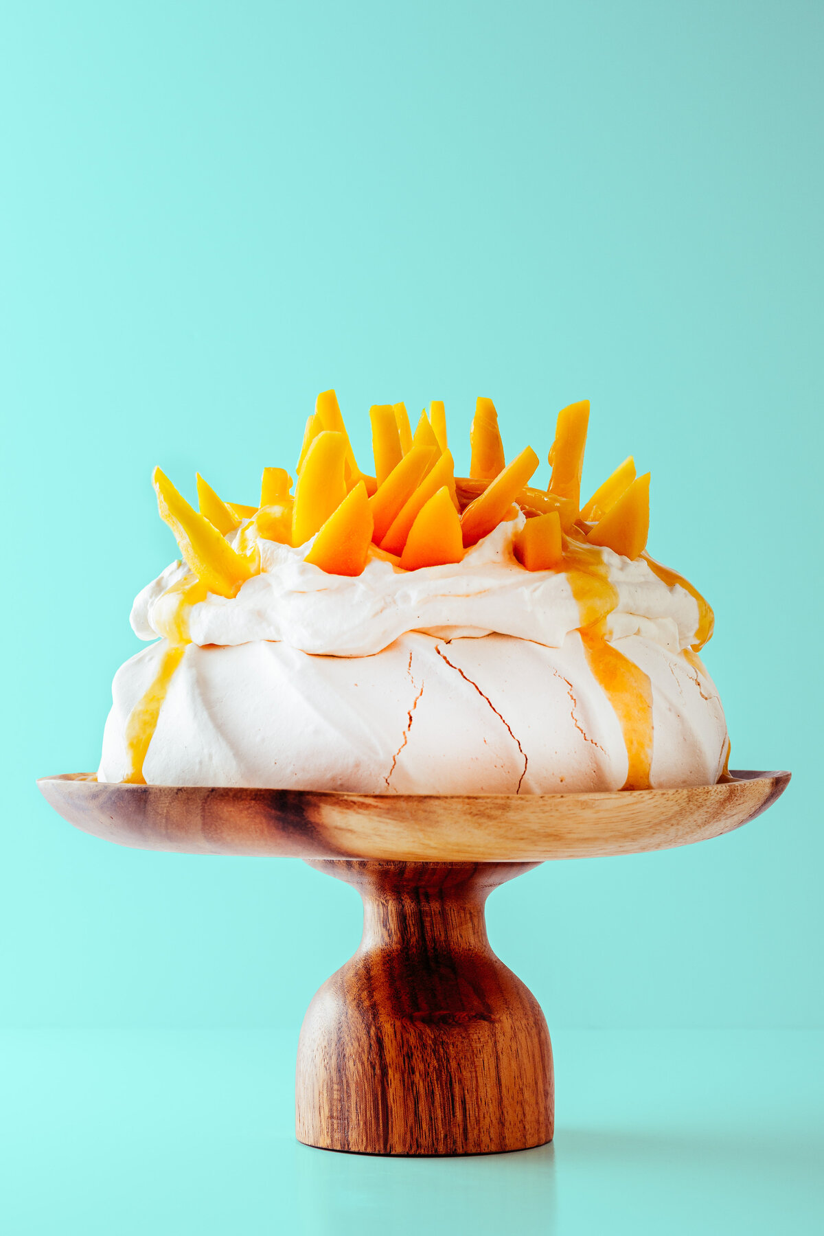 Mango Pavlova Coloricious Food Photography