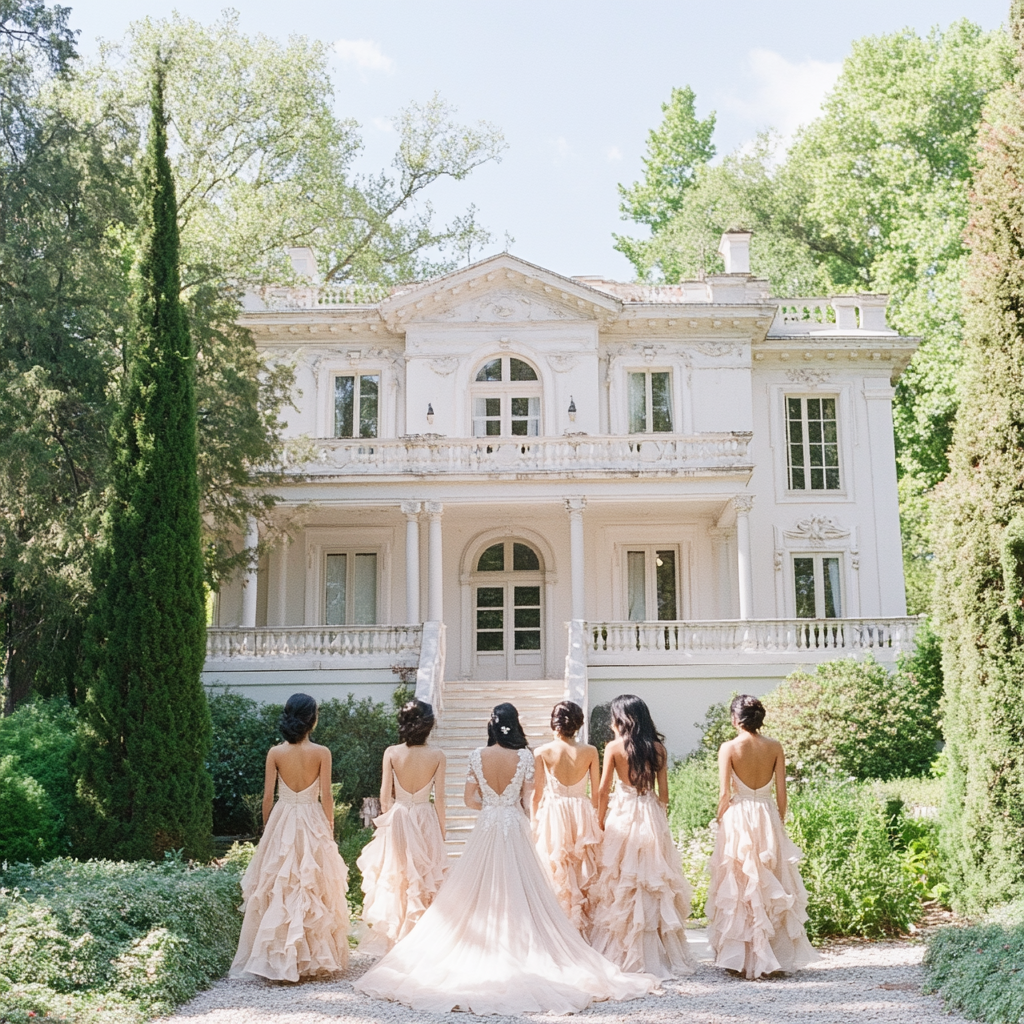 kdurski_86694_a_bride_with_bridesmaids_in_blush_dresses_outside_59015726-073f-4bb3-a637-dbe331f0ed34