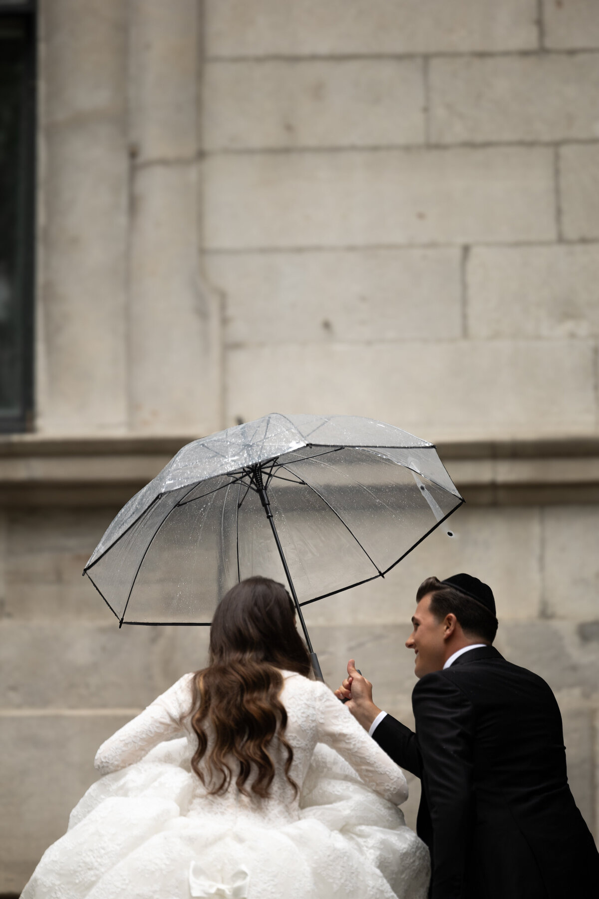 Montreal Old Port Photography Jewish couple at wedding