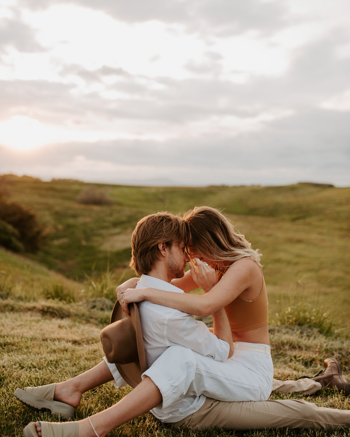 Couples session in the hills of Ireland