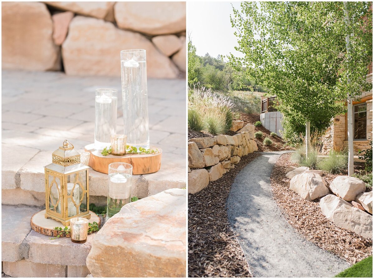 Views of the ceremony site at the Hyatt Centric Park City