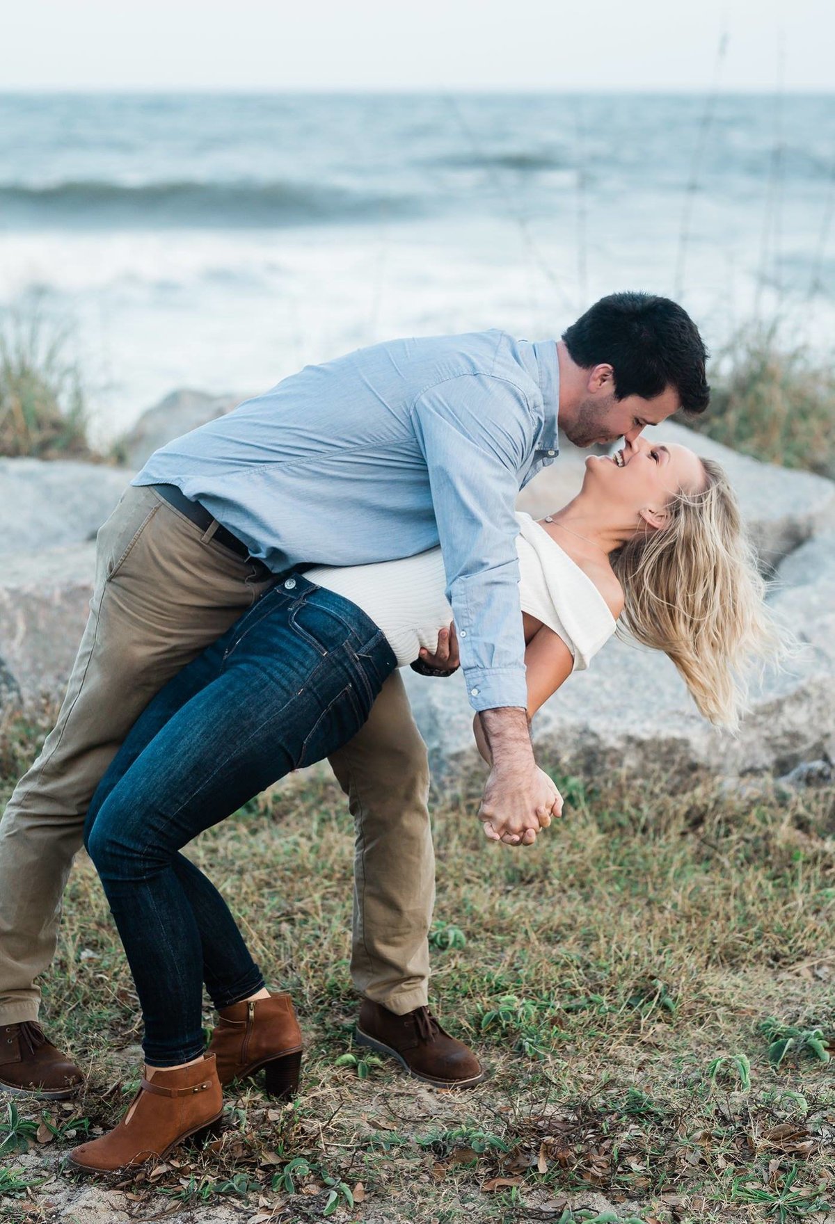 fort fisher engagement photos, wilmington nc wedding photography, wedding photography and film, photography and film team north carolina