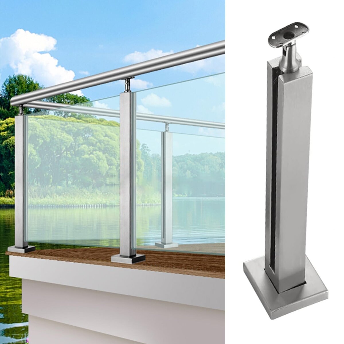 Modern Glass & Aluminum Railings in Boca Raton, South Florida