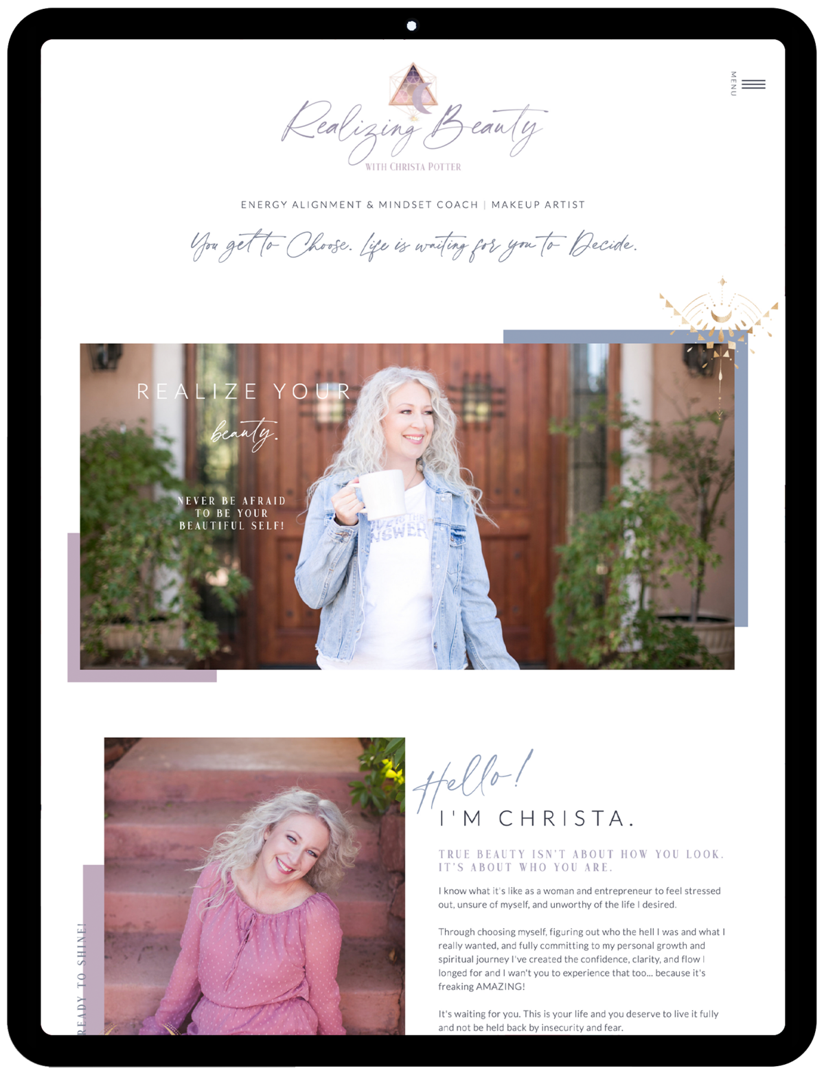 Realizing-Beauty-Showit-Template