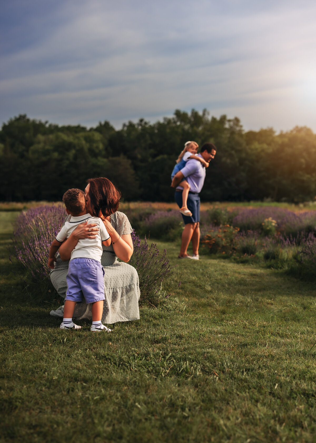 VA Lavender Farm Maternity Photography Session-12