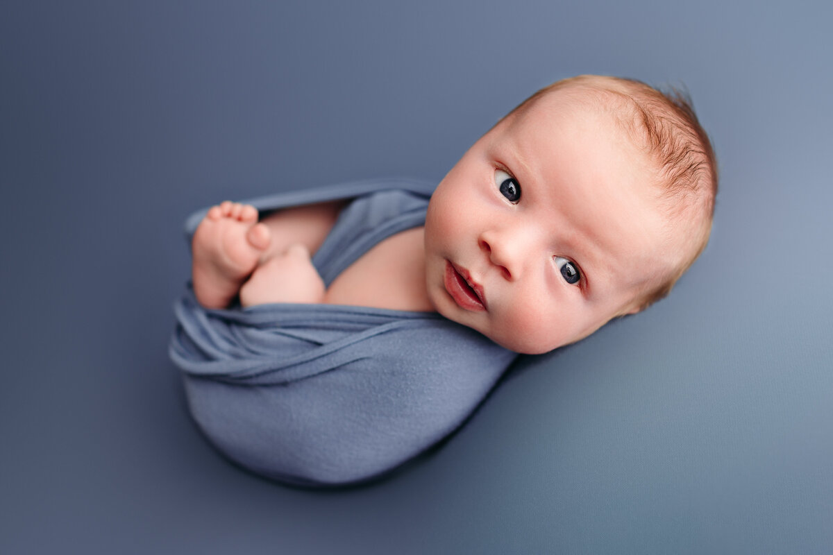 Posed newborn photos