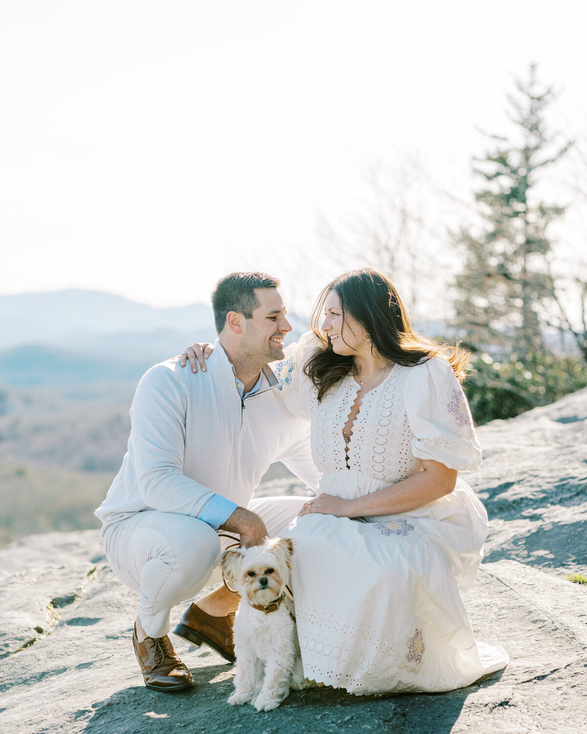 The Fourniers | Grandfather Mountain Engagement-29