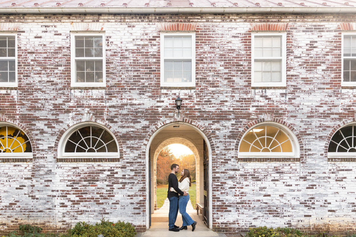 State-arboretum-Virginia-engagement-couple