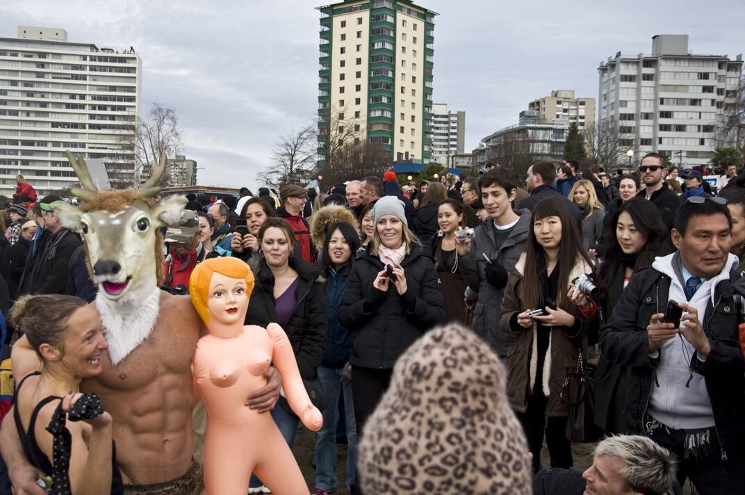 Brent Ray Fraser Mr Deer Polar Bear Swim English Bay 2011_22