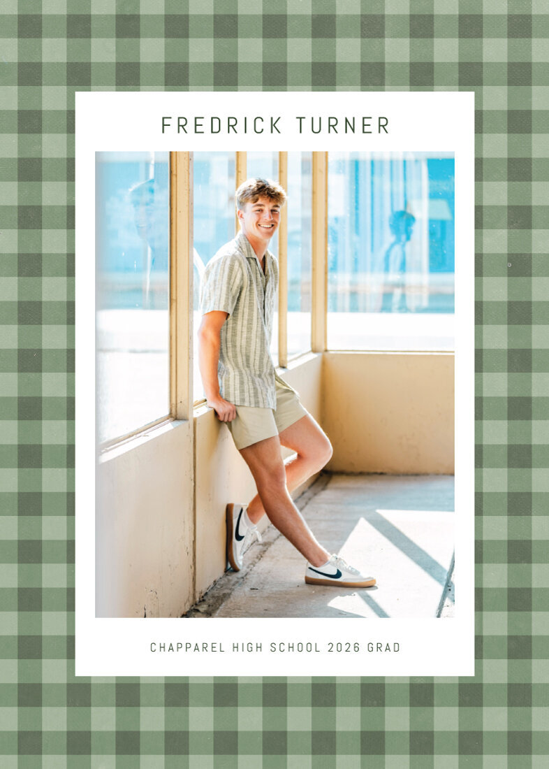 Dapper Grad | Graduation Announcement by Amanda DeWoody of Poised Avenue