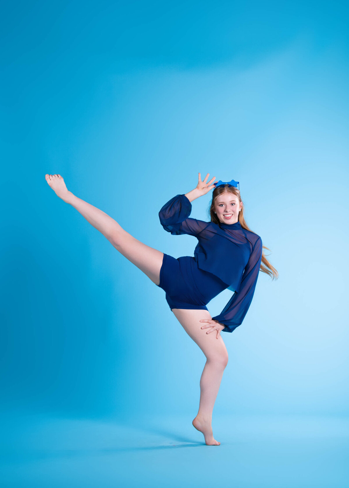 Studio Images West Coast Dance Conservatory sunglasses blue astrid