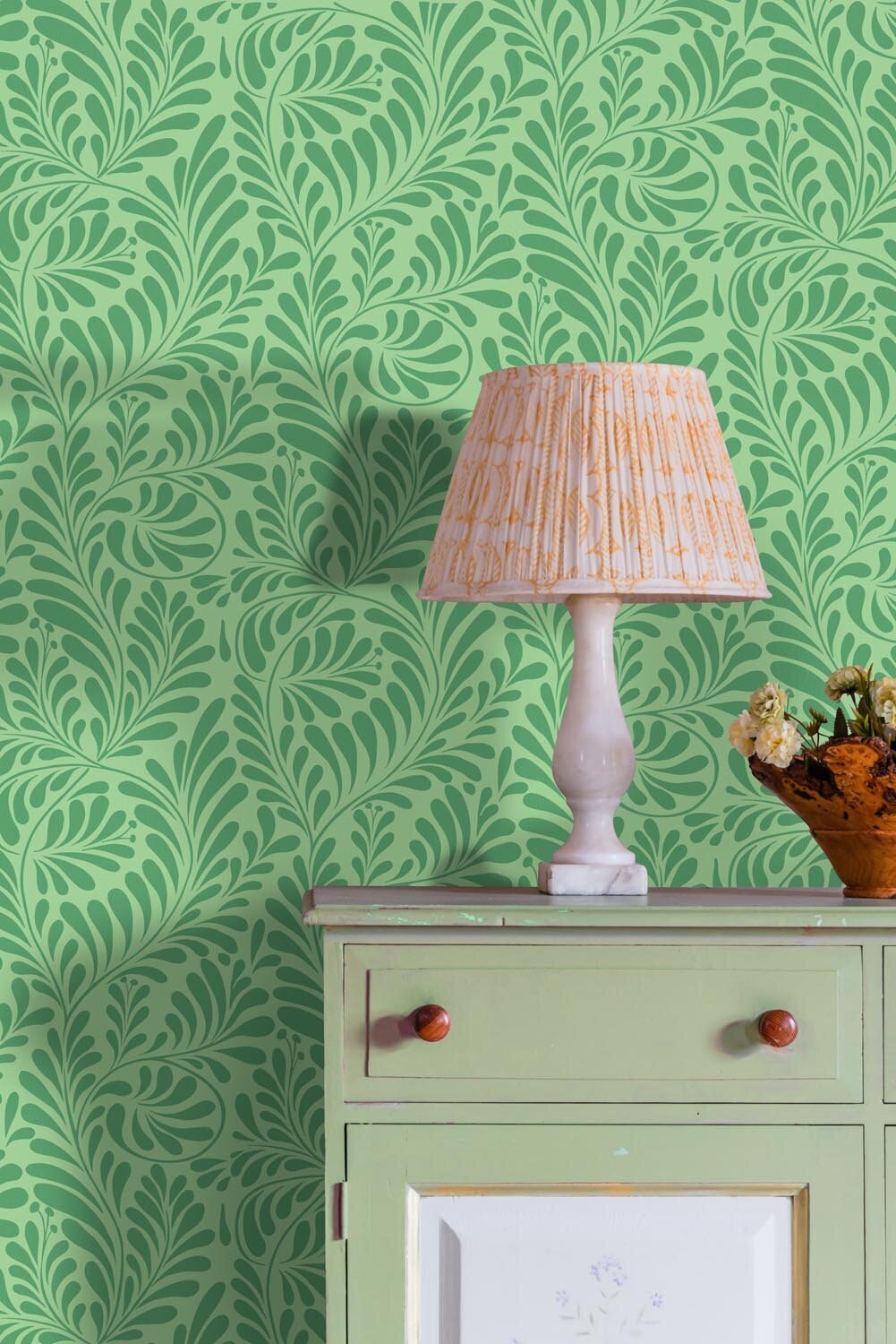 HDW_Whistlers Wood_Bright Green on Light Green_In-situ