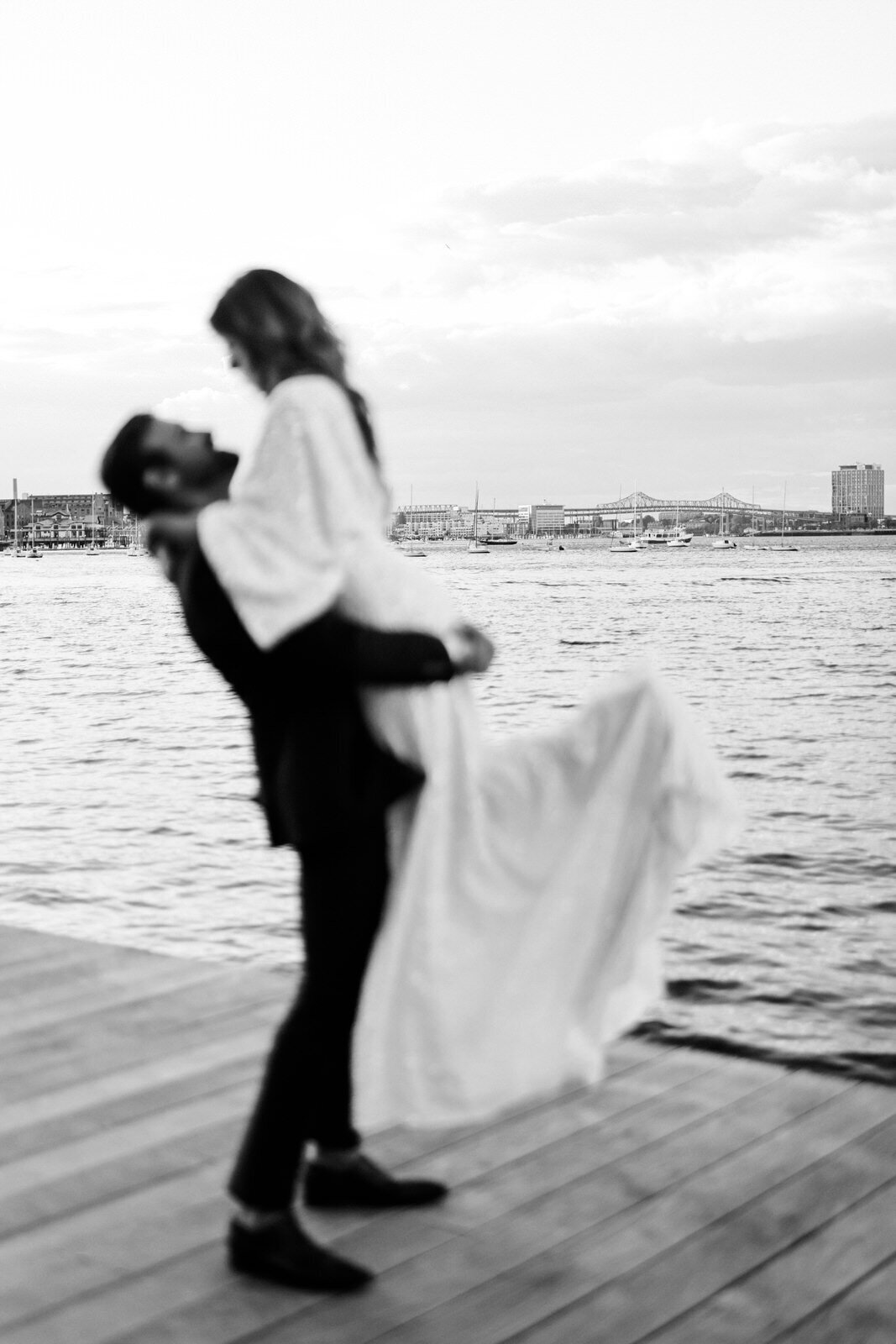 Waterside Engagement Session in Boston 3