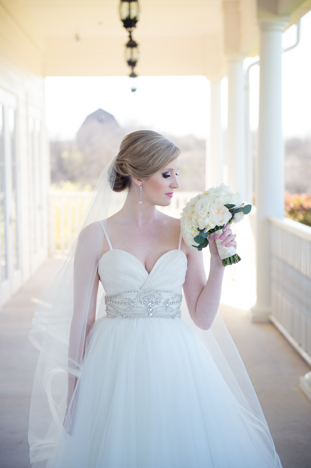 Bride at The Milestone Krum by Brittany Barclay Photography