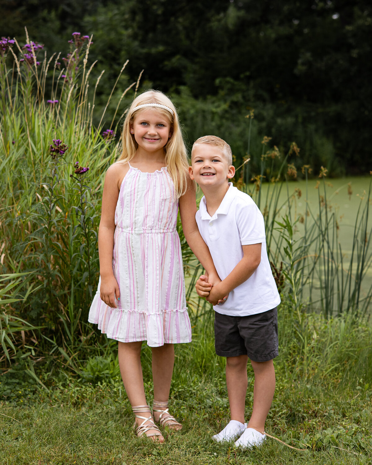 Brother and sister together