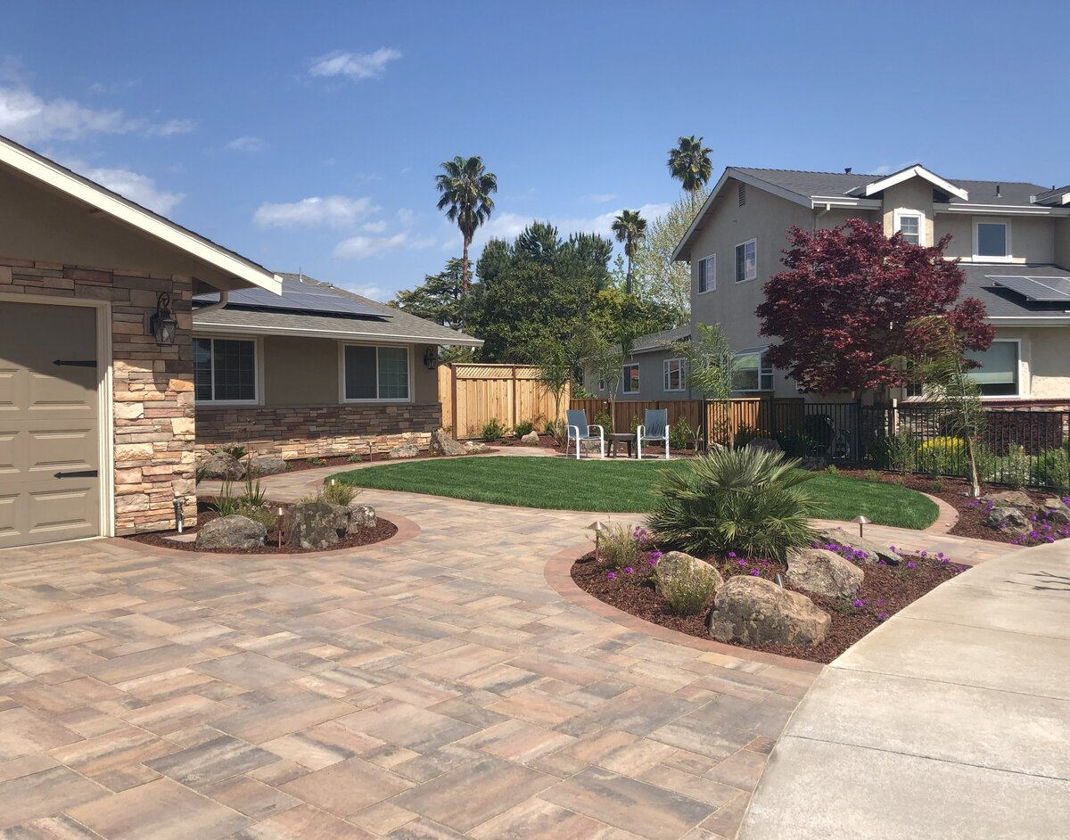 Hardscape with Landscape