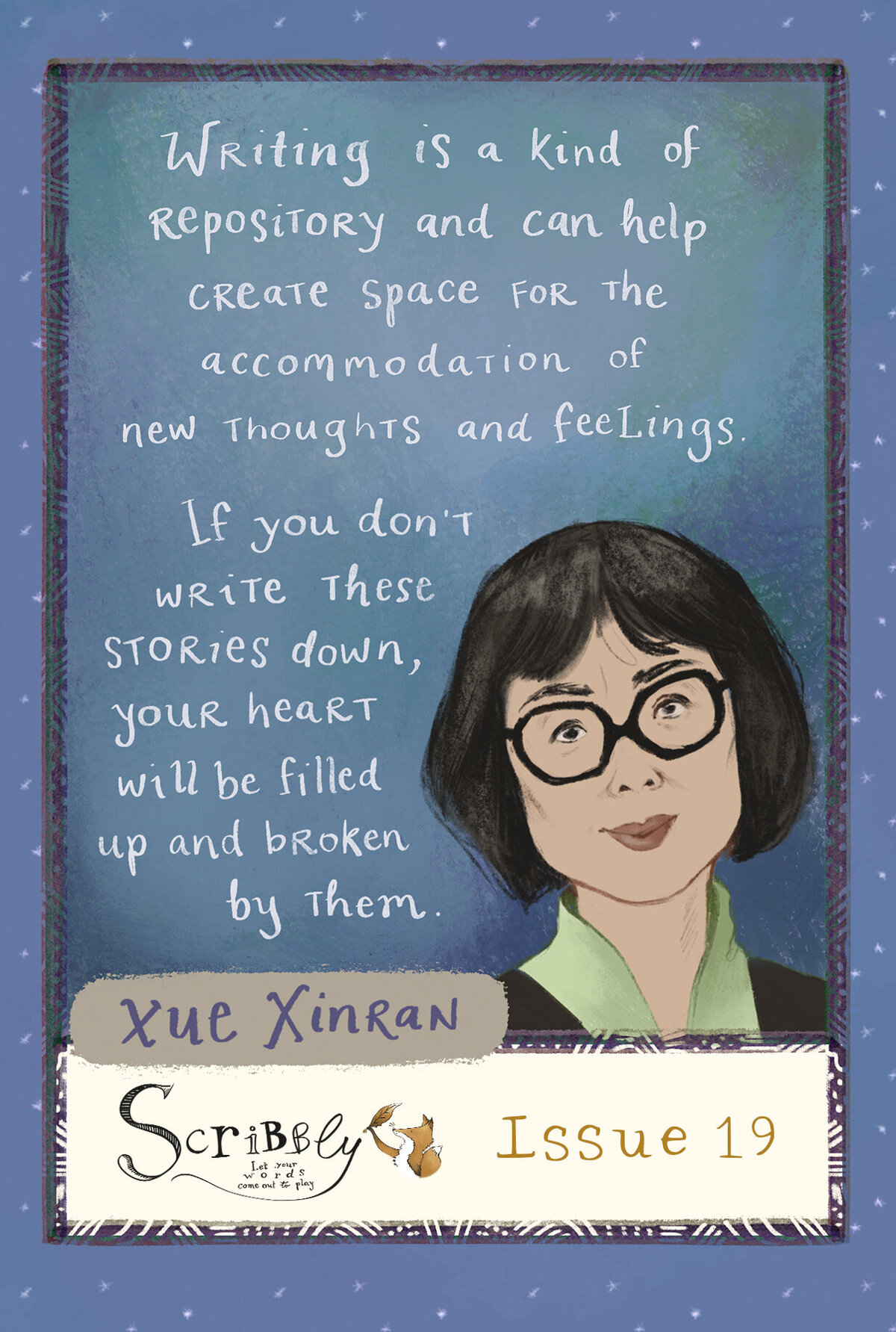 2024Scribbly19 Postcard Xue