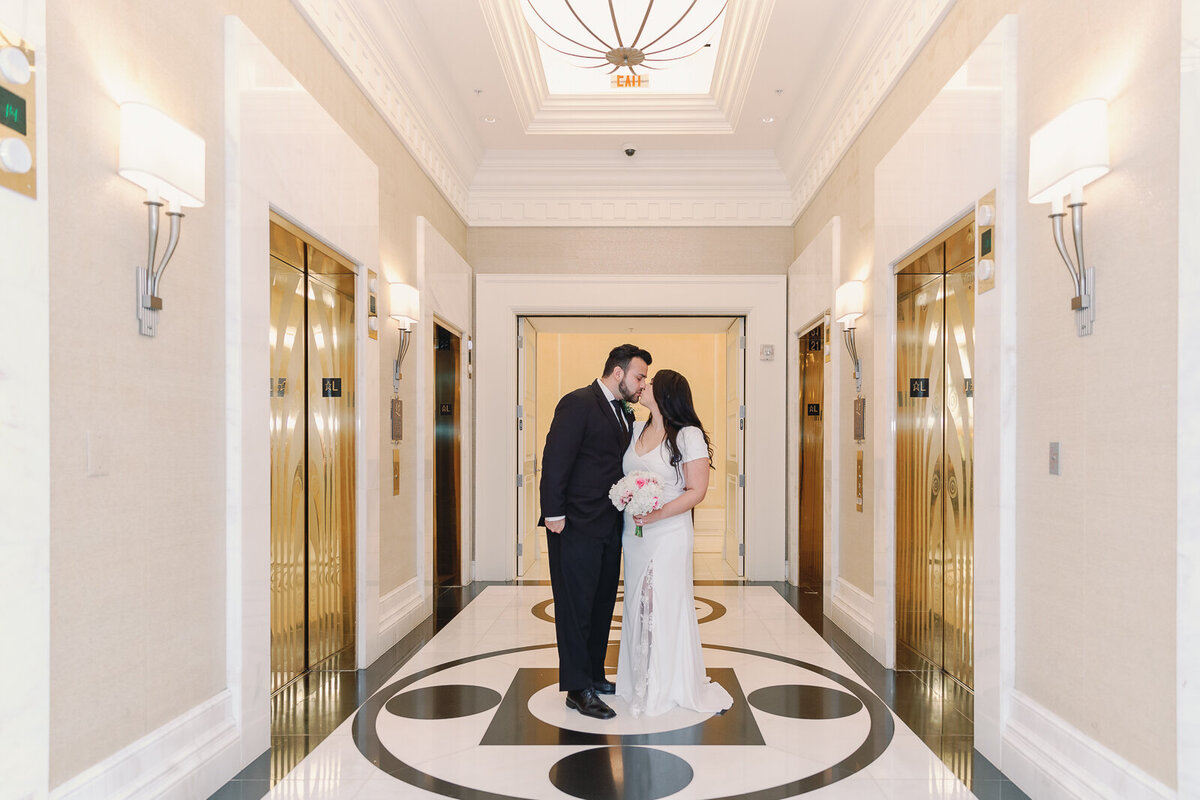 Elopement and reception at Waldorf Astoria Orlando