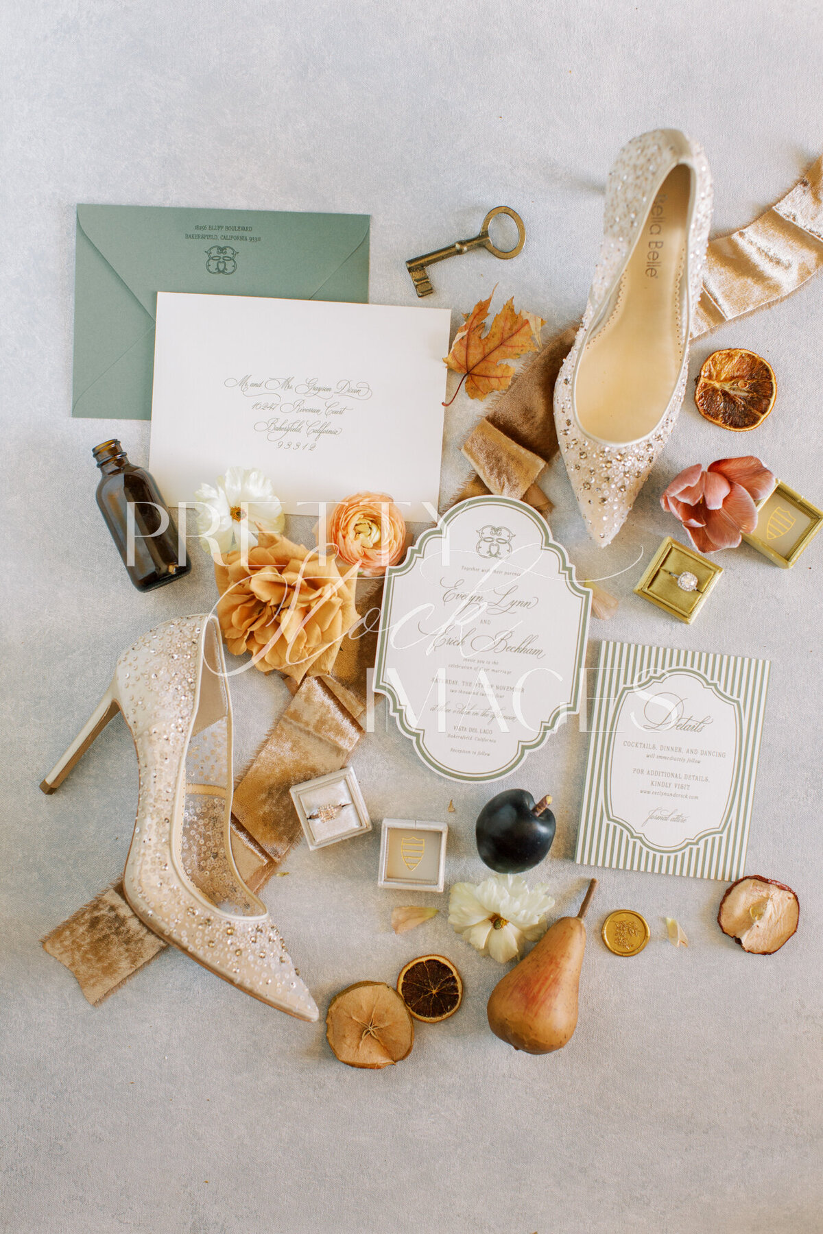 Pretty Stock Images - Fall Wedding Flat Lay-083