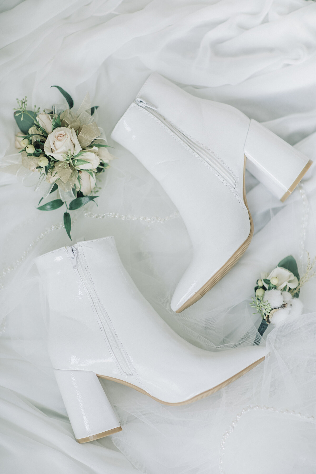 Wedding Photograph Of White Wedding Shoes Los Angeles
