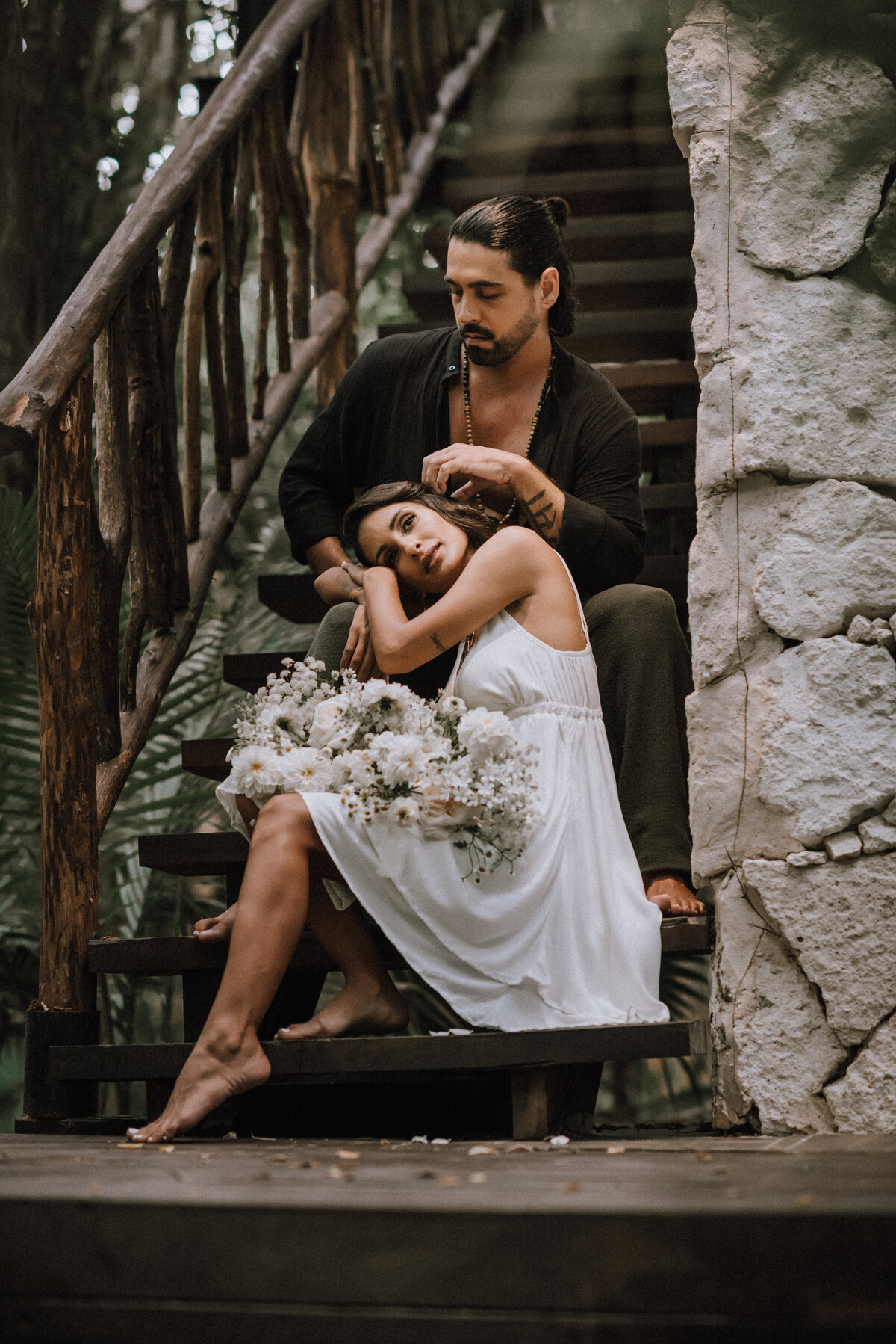 Ambar + Alejandro with Tulum Wedding Photos00048
