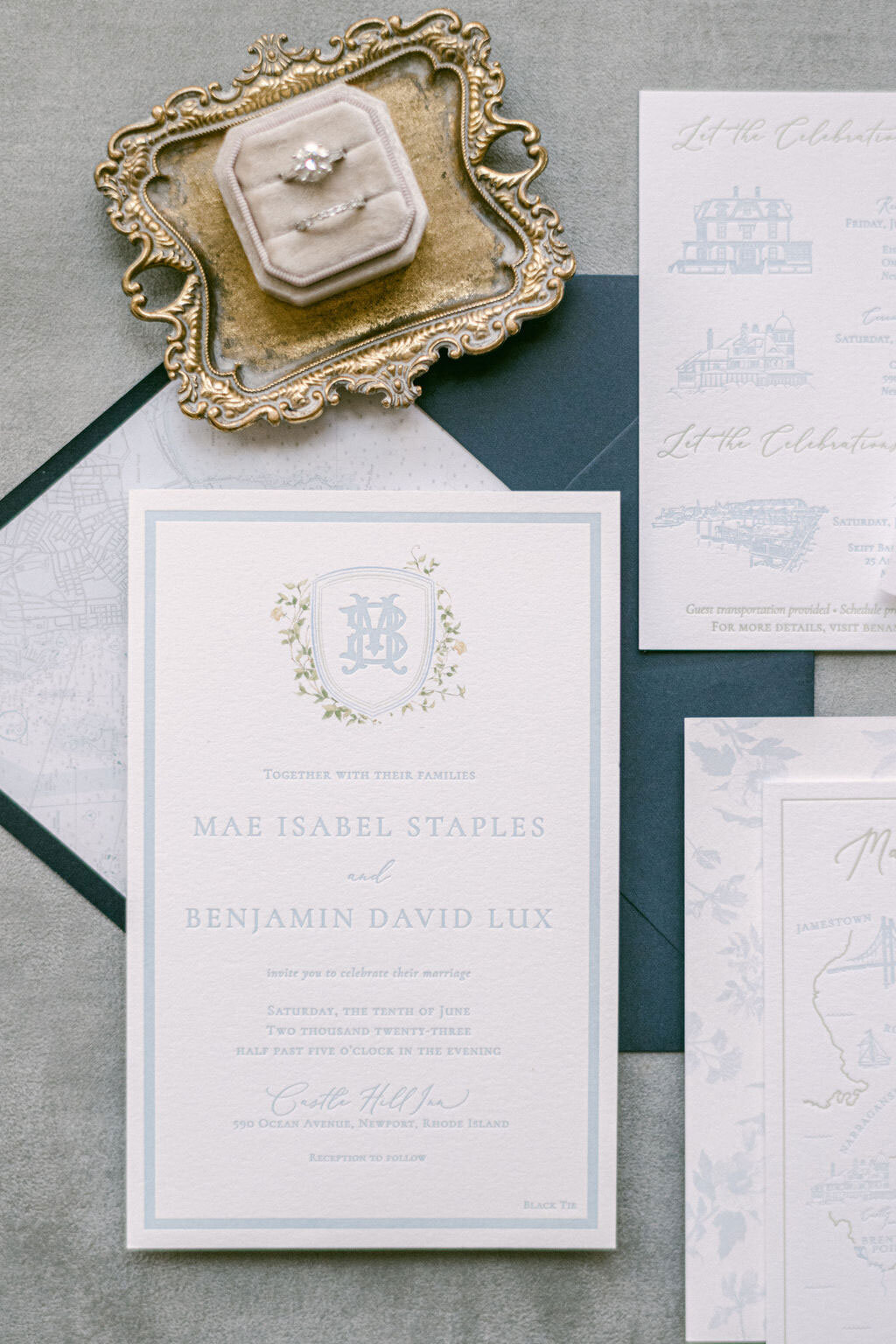 Letterpress-Crest-Invitation