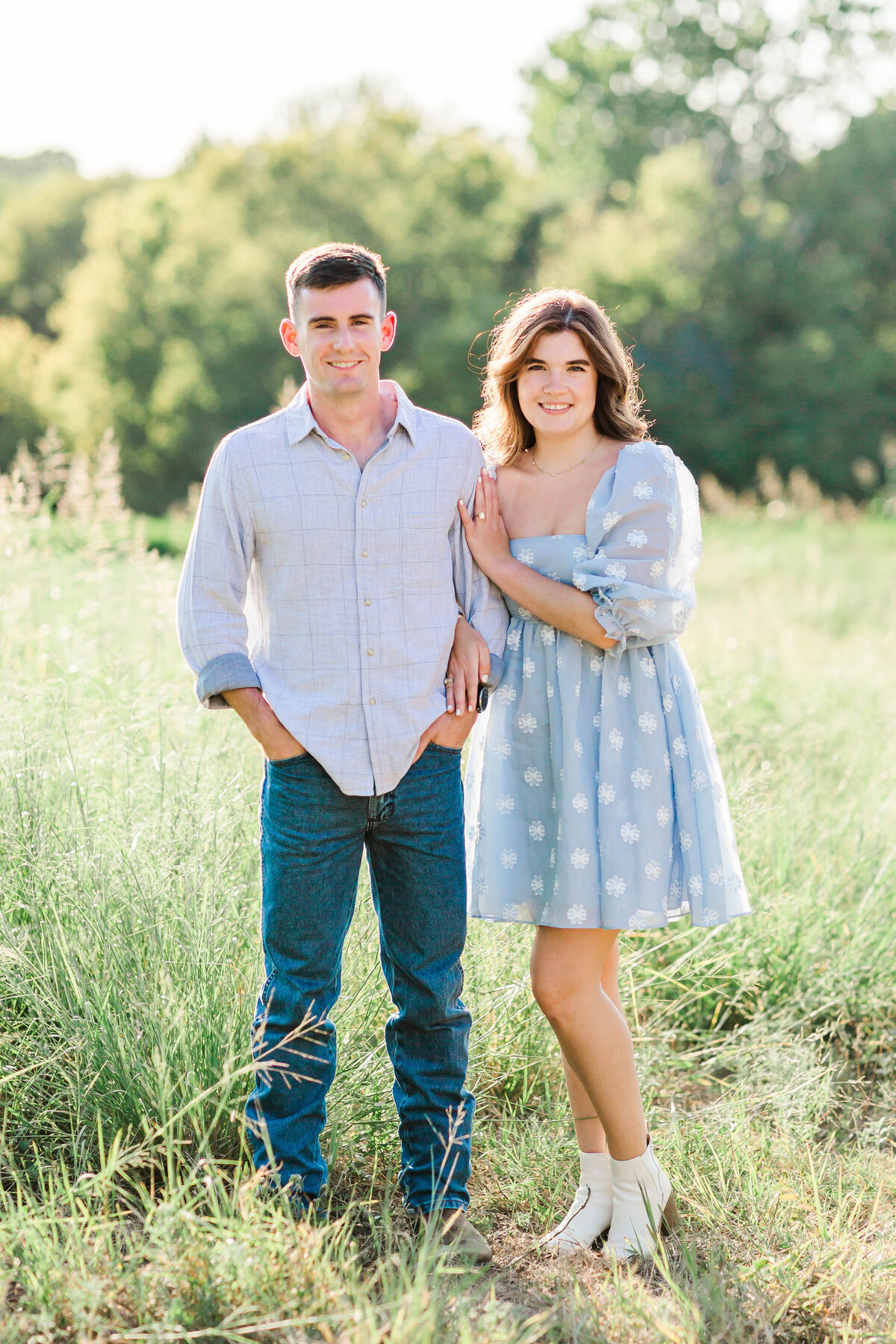 engagement-portrait-in-tall-green-grass