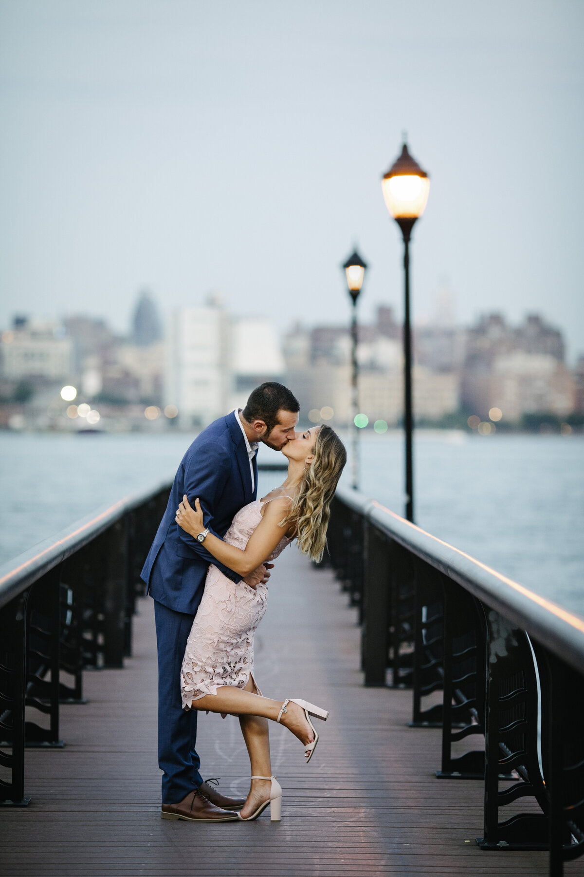 New Jersey Wedding Photographers	Hoboken, NJ	Hoboken City Streets Train Station Pier Hudson River	Engagement Session	Summer August	Elegant Luxury Artistic Modern Editorial Light and Airy Natural Chic Stylish Timeless Classy Classic Romantic Couture Fine Art Experienced Professional Love Couples Emotional Genuine Authentic Real Fashion Fairy Tale Dream Lovers Jersey Shore Intimate	Engagement Session Photos Portraits Image 44