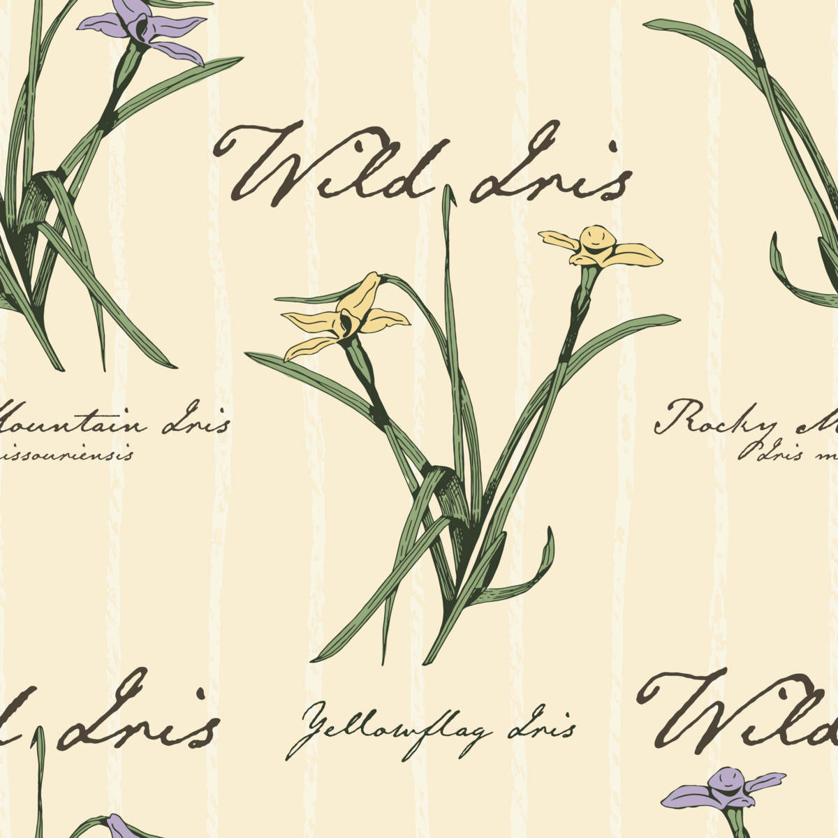 Wild Irises_wlettering