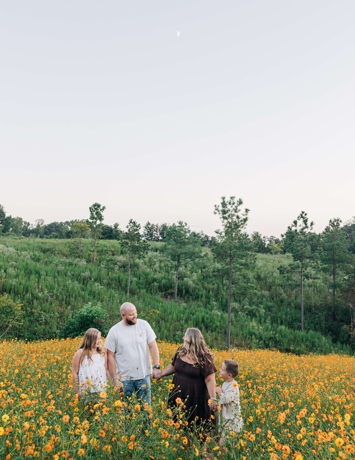 Family-under-moon-Dogwood-Farm