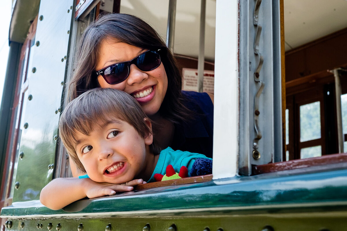 A little adventure and a lot of joy—this trolley ride turned into a memory worth framing. Sunglasses on, silly faces out, and hearts full.