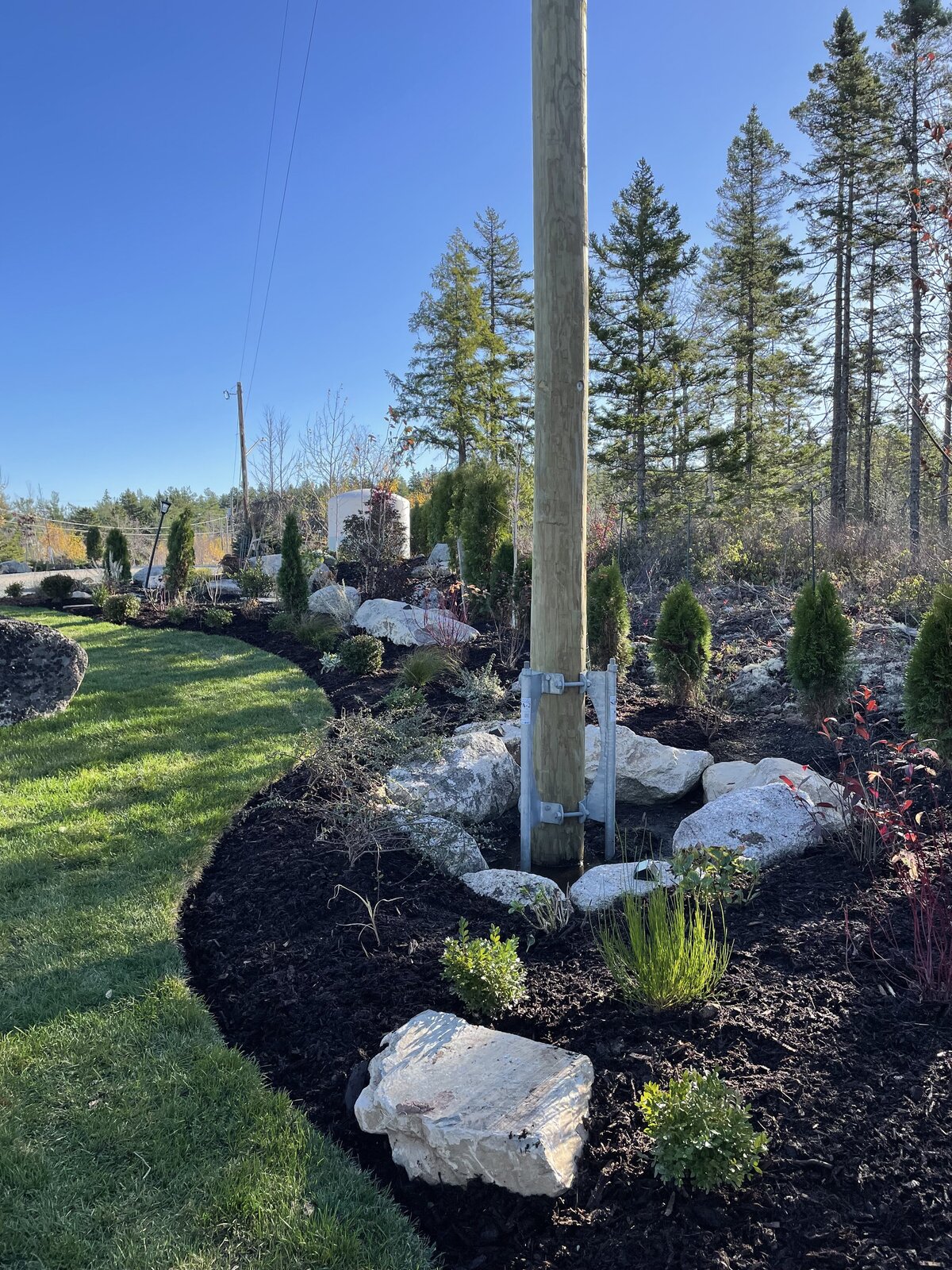 Ground Down Land Management - Halifax Excavation Services - Stone Landscaping Patio Work - sod installation - garden beds & mulch