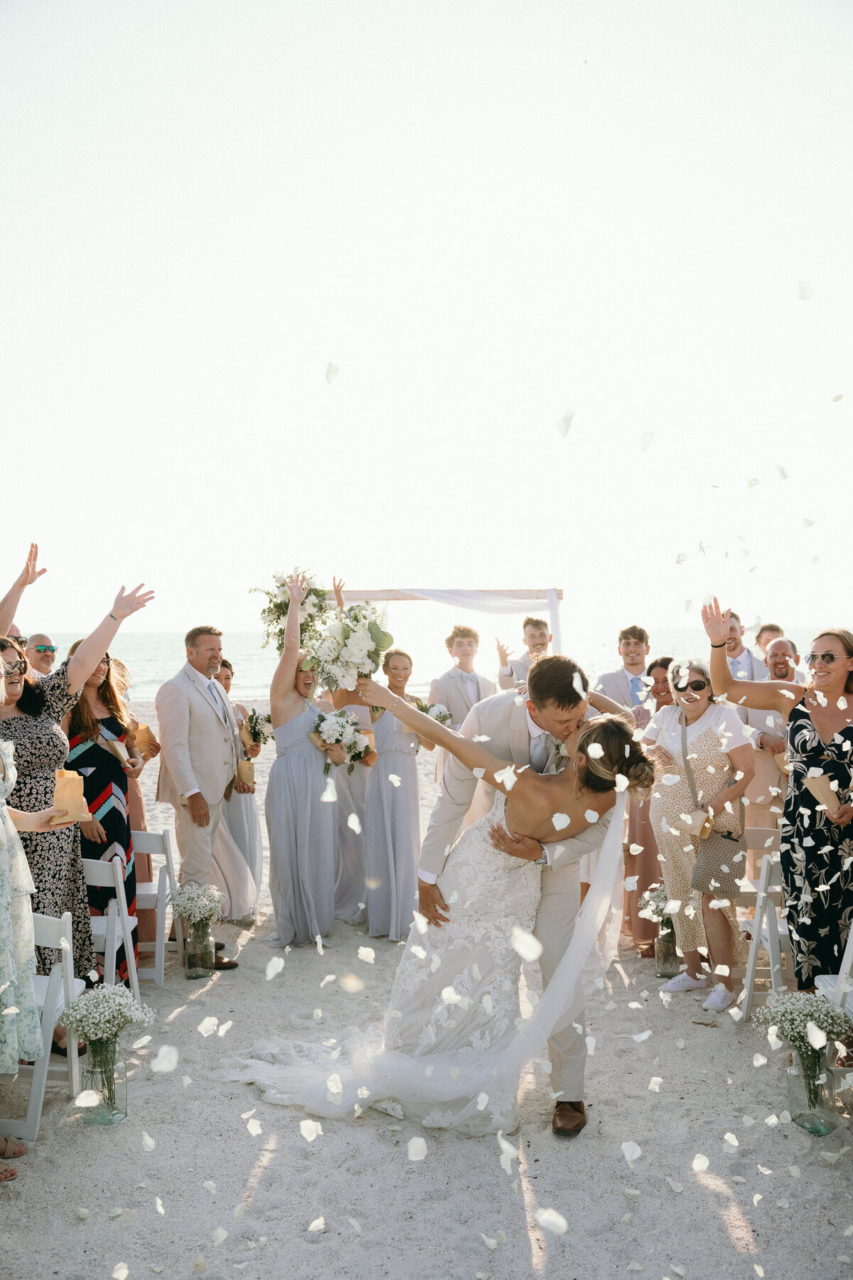 Bride walking down the aisle, an emotional moment captured by Ryann B Photography, serving Indiana weddings and destination ceremonies.