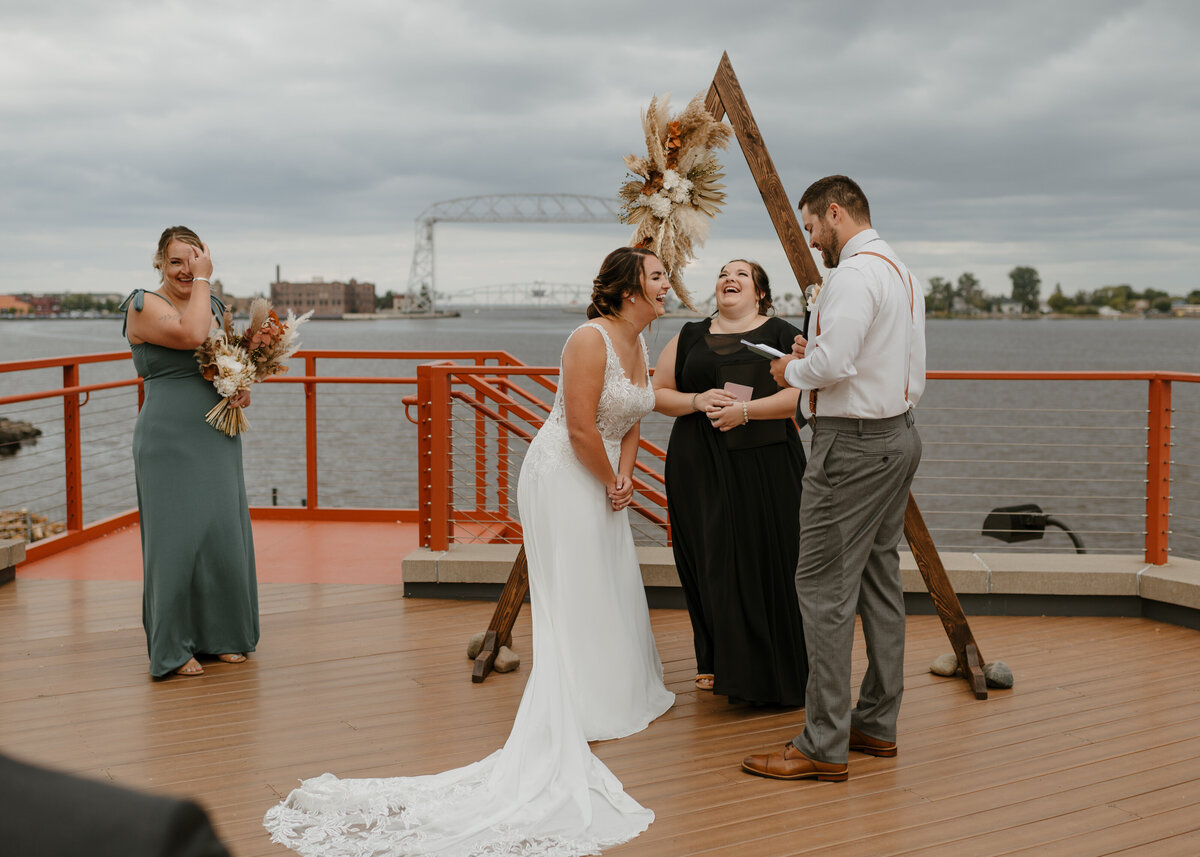Wedding photography in Duluth, Minnesota