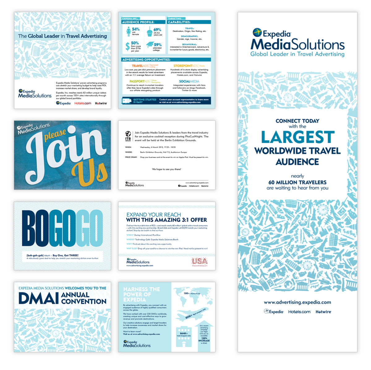 Expedia | Travel | Event Graphics | Graphic Designer | Van Curen Creative