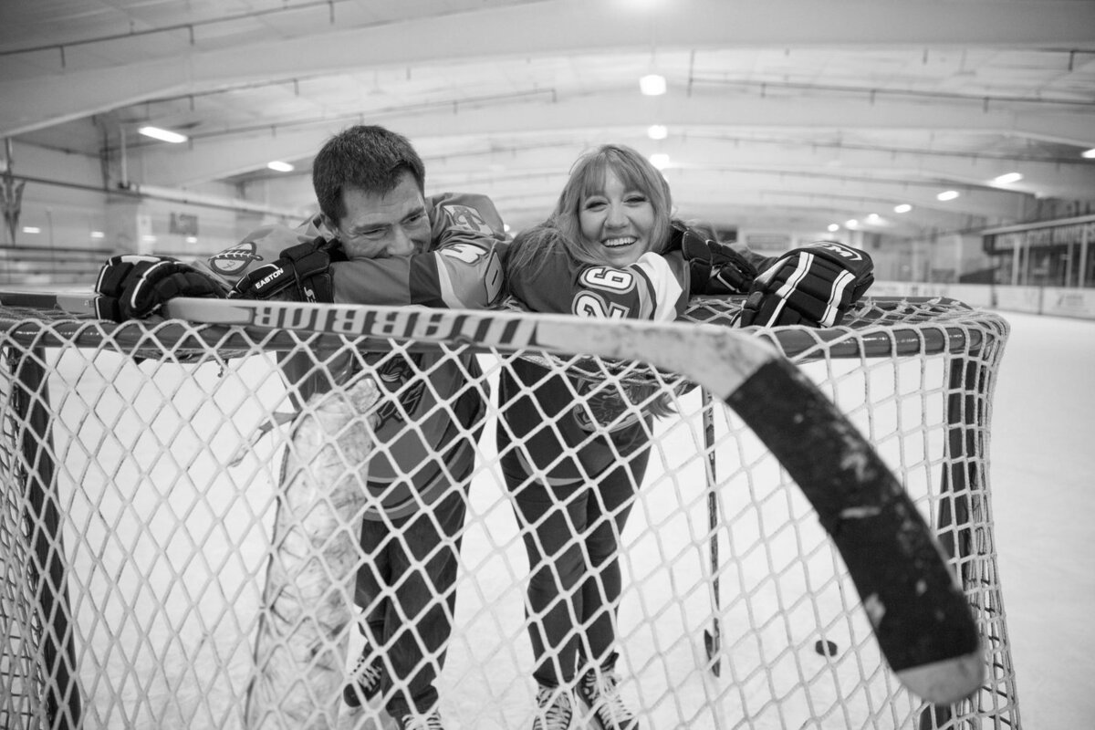 Fun engagement photos by Phoenix's bext wedding photographer, DePoy Studios.