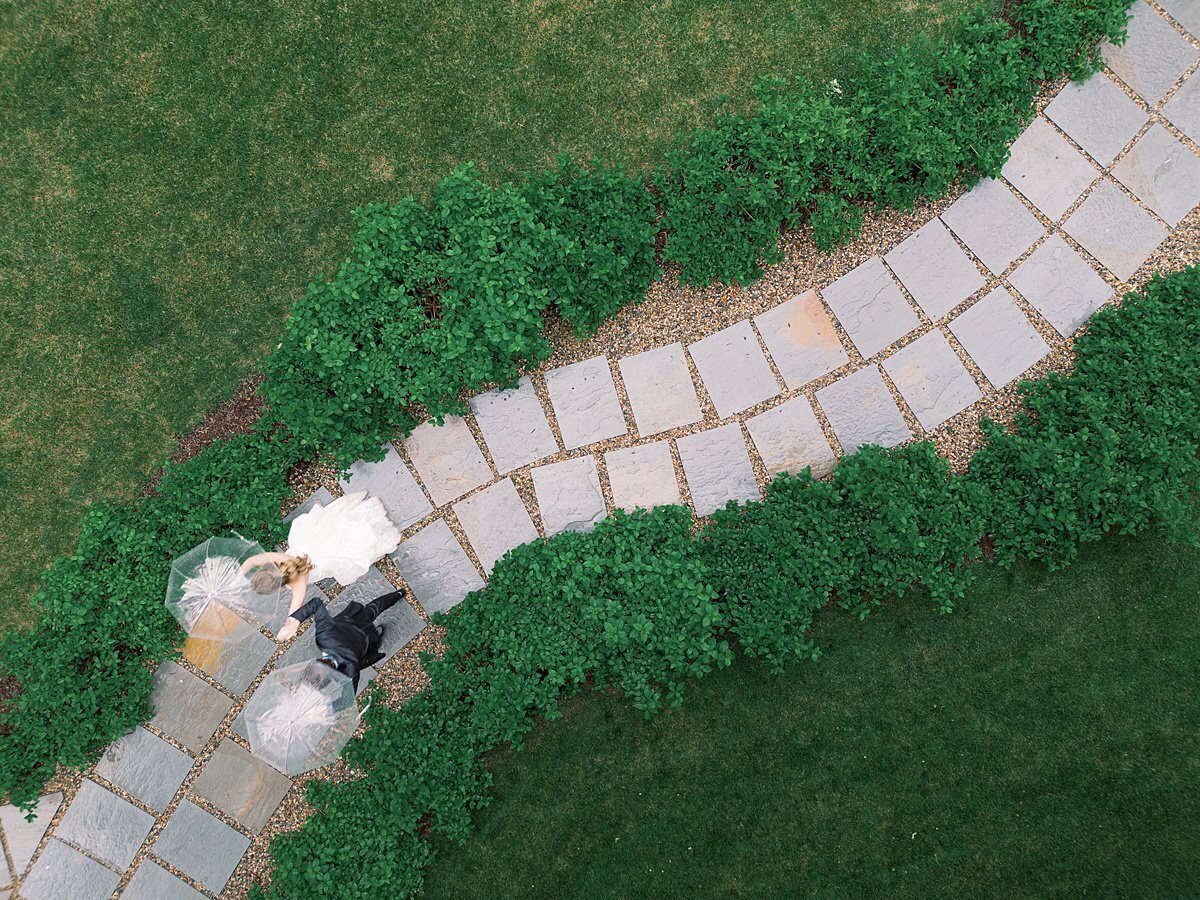 Overhead Drone Shot at Greencrest Manor