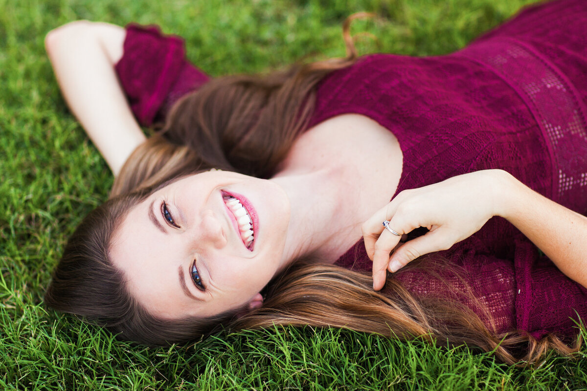 high school senior girl poses for senior photography session