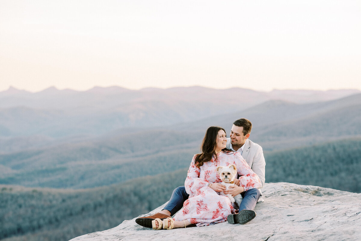 The Fourniers | Grandfather Mountain Engagement-118